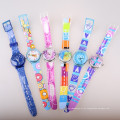 Multicolor impreso correa niños relojes con caja de reloj barata